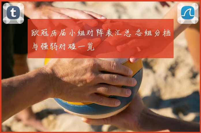 欧冠历届小组对阵表汇总 各组分档与强弱对碰一览